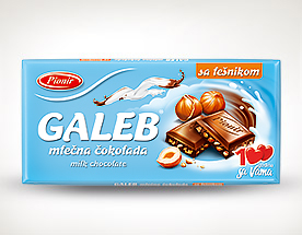Pionirova čokoladica koja je započela prvi balkanski "rat", reklamira se u Hrvatskoj.  G3-galeb-sa-lisnikom