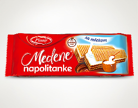 Medene napolitanke sa mlekom